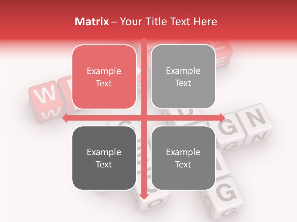 Internet Letter Seo PowerPoint Template