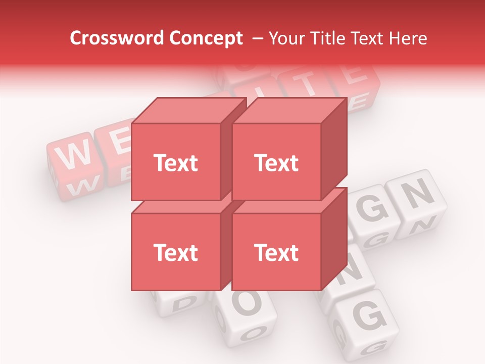 Internet Letter Seo PowerPoint Template