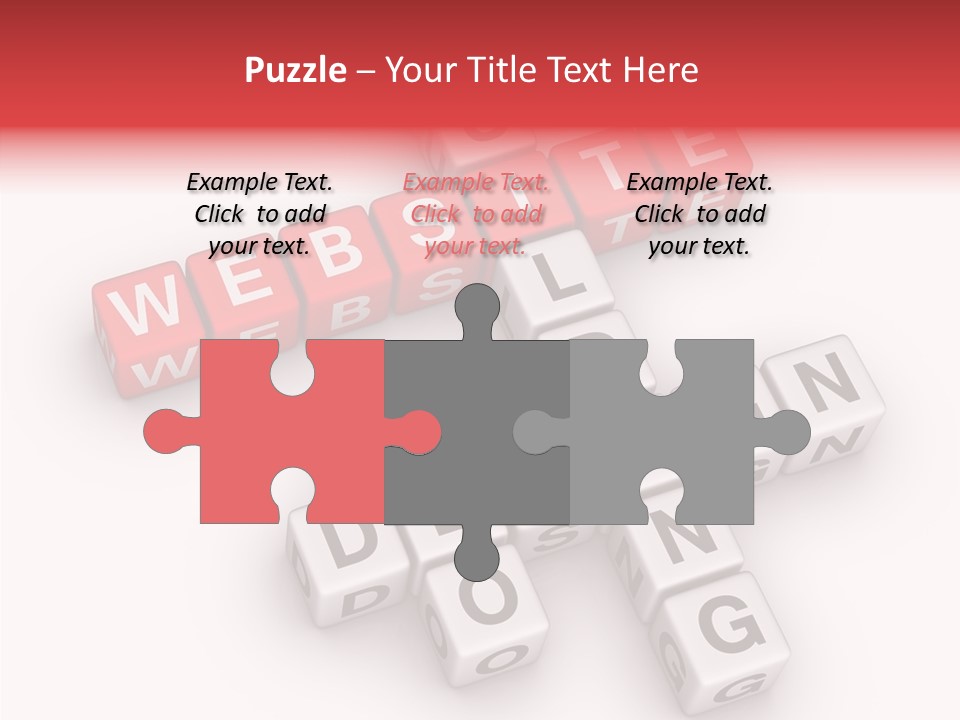 Internet Letter Seo PowerPoint Template