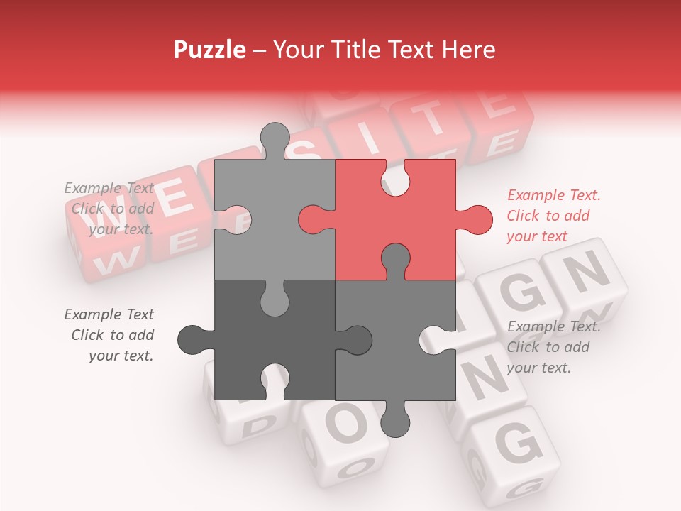 Internet Letter Seo PowerPoint Template