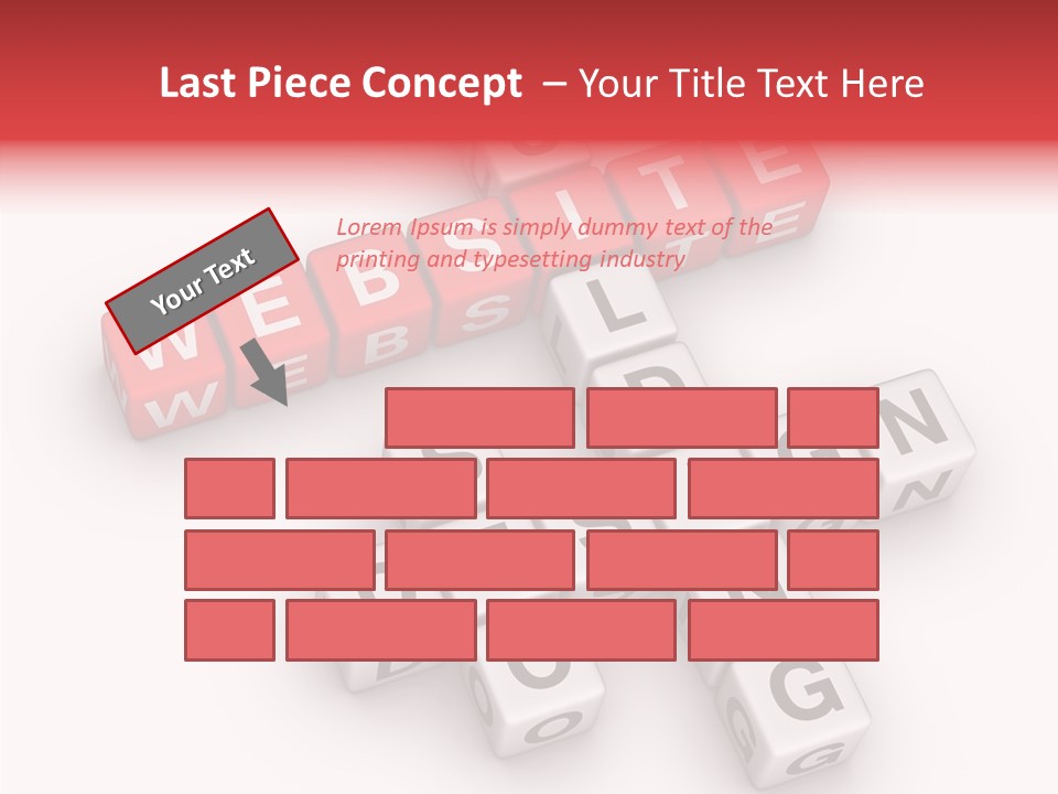 Internet Letter Seo PowerPoint Template