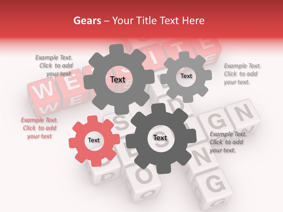Internet Letter Seo PowerPoint Template
