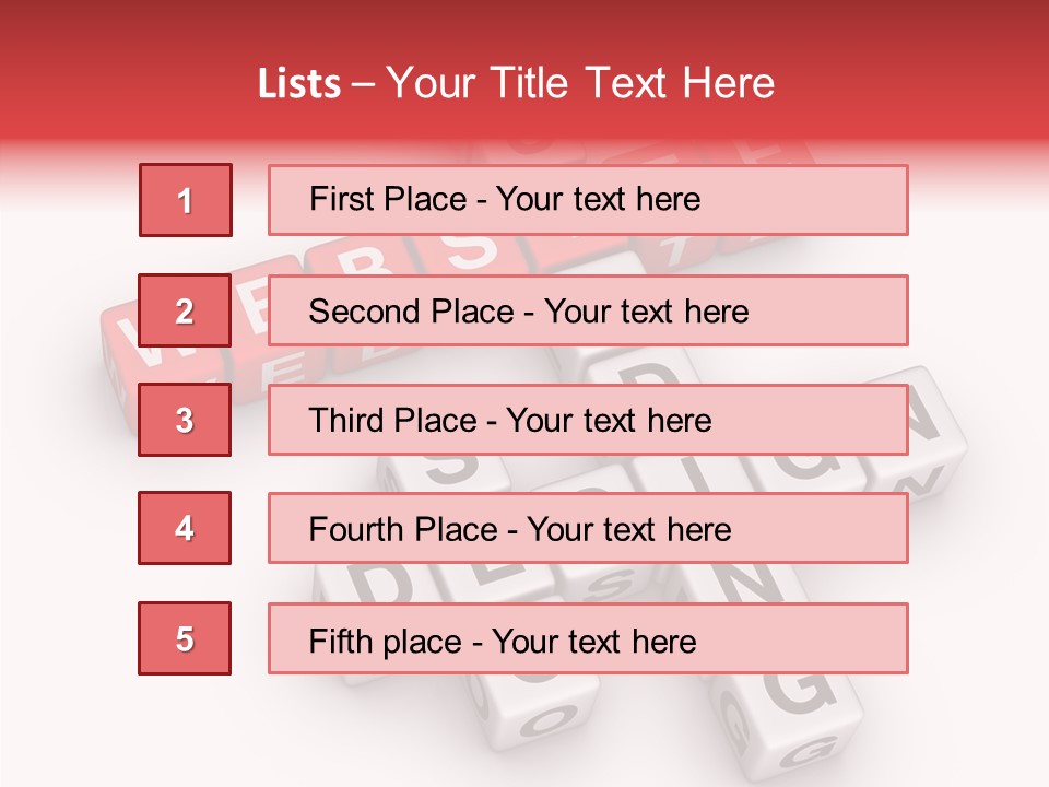 Internet Letter Seo PowerPoint Template