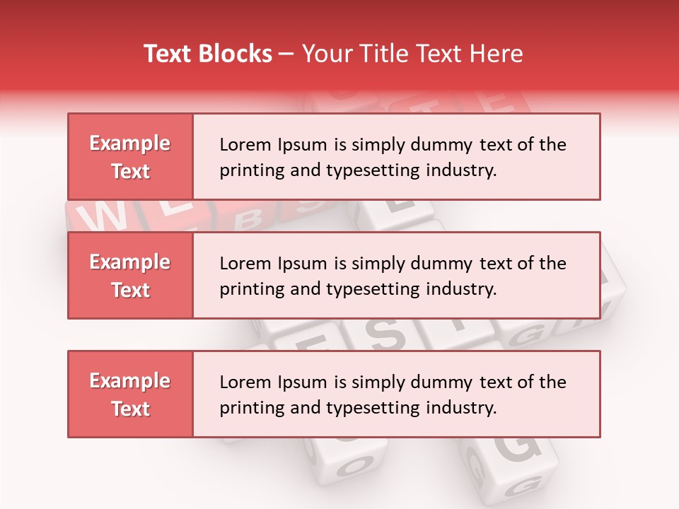 Internet Letter Seo PowerPoint Template