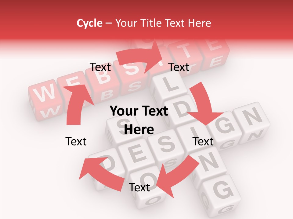 Internet Letter Seo PowerPoint Template