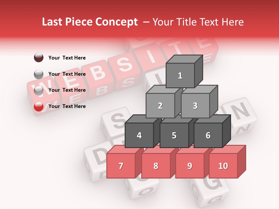 Internet Letter Seo PowerPoint Template