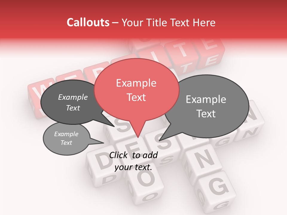 Internet Letter Seo PowerPoint Template