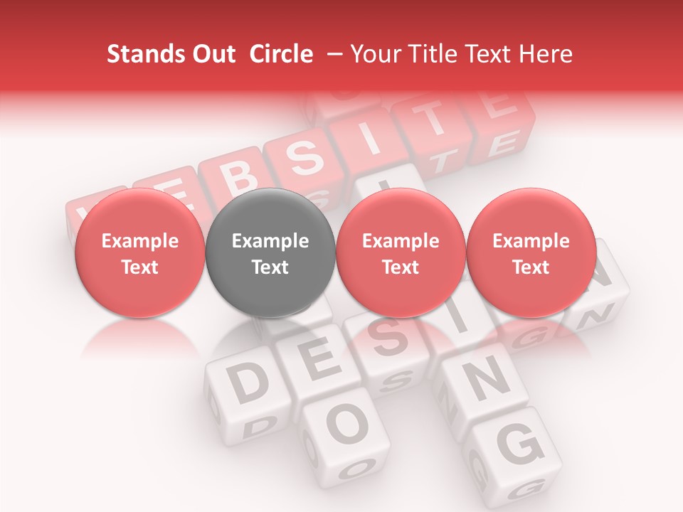 Internet Letter Seo PowerPoint Template