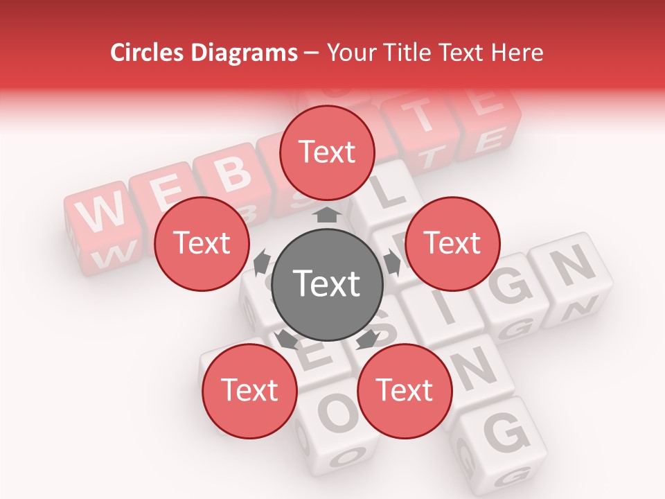 Internet Letter Seo PowerPoint Template