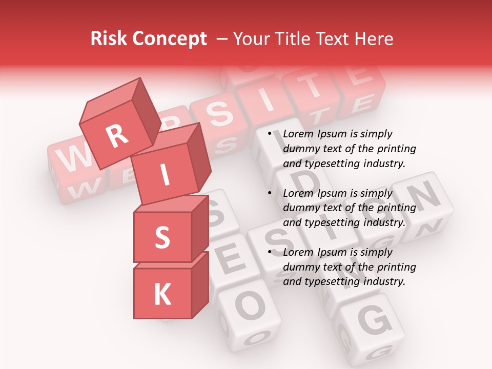 Internet Letter Seo PowerPoint Template