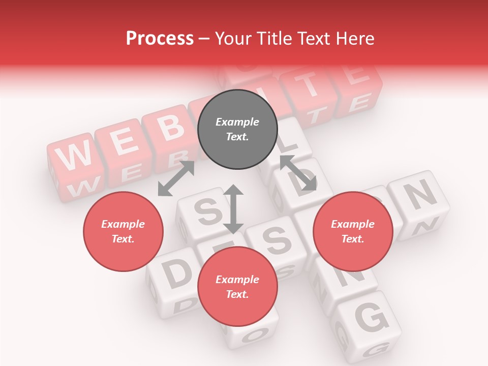 Internet Letter Seo PowerPoint Template