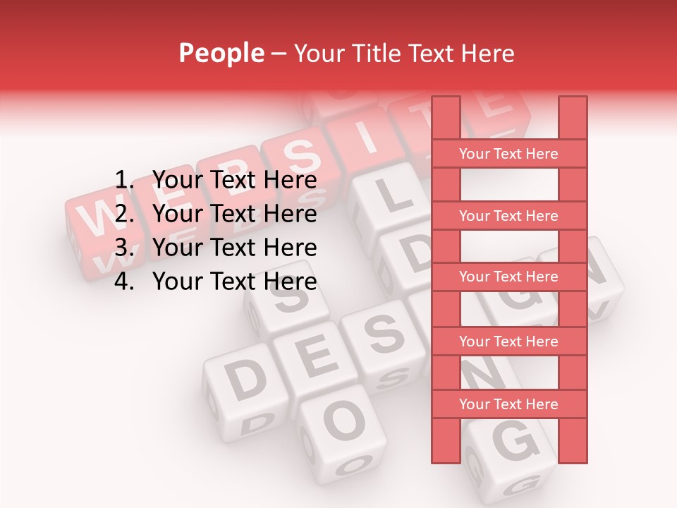 Internet Letter Seo PowerPoint Template