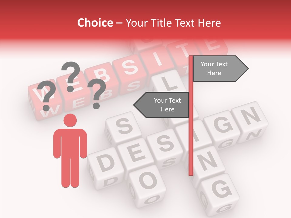 Internet Letter Seo PowerPoint Template