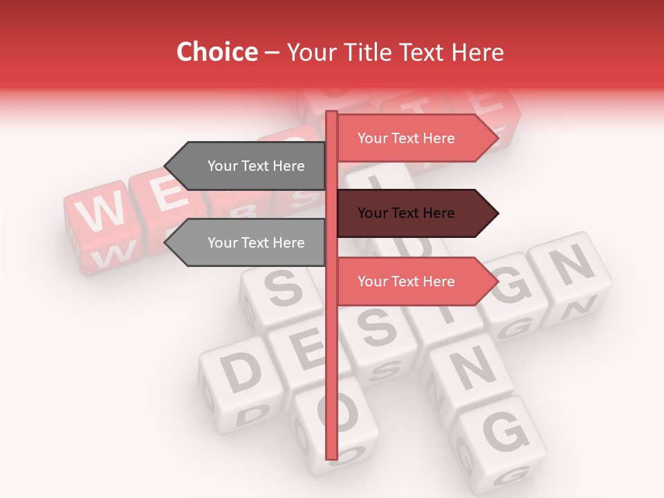 Internet Letter Seo PowerPoint Template