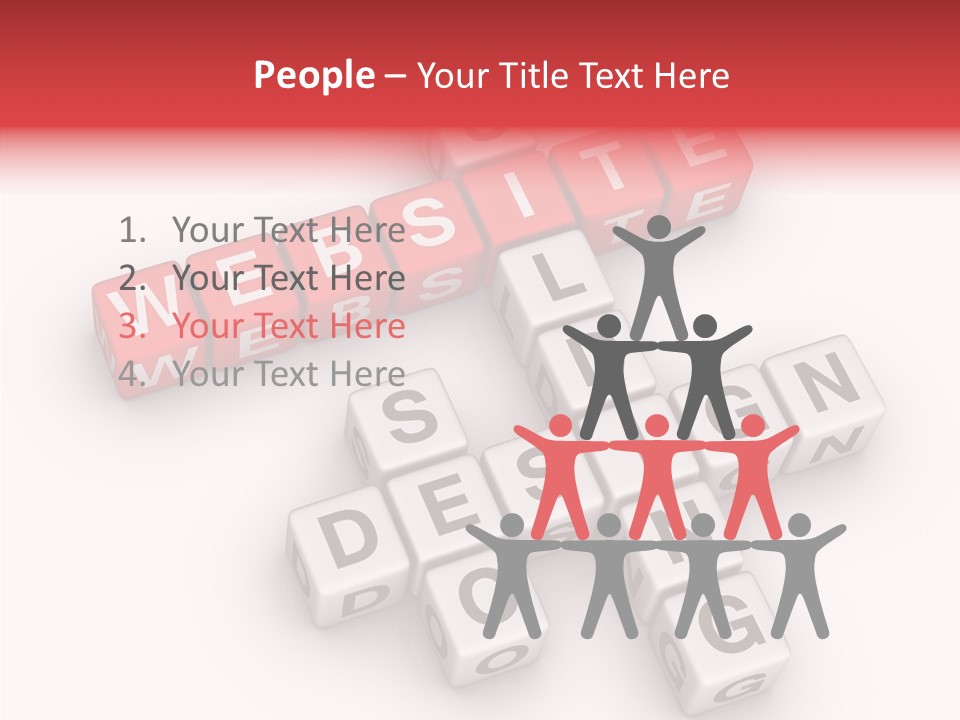 Internet Letter Seo PowerPoint Template