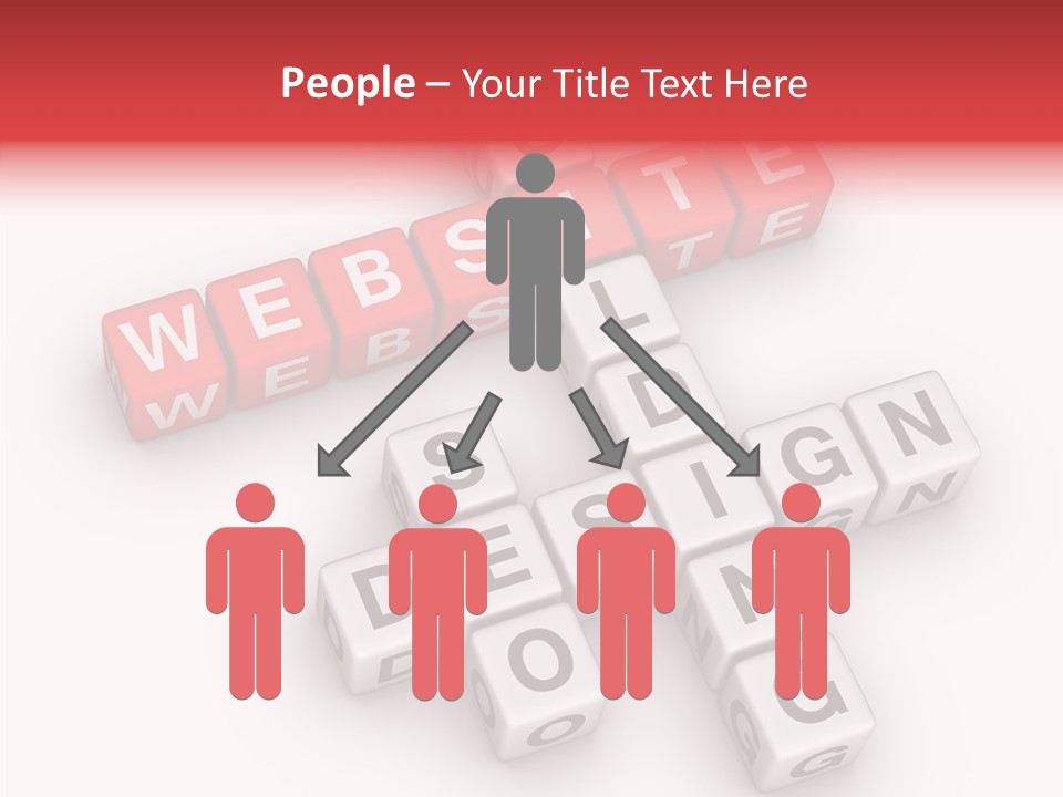 Internet Letter Seo PowerPoint Template