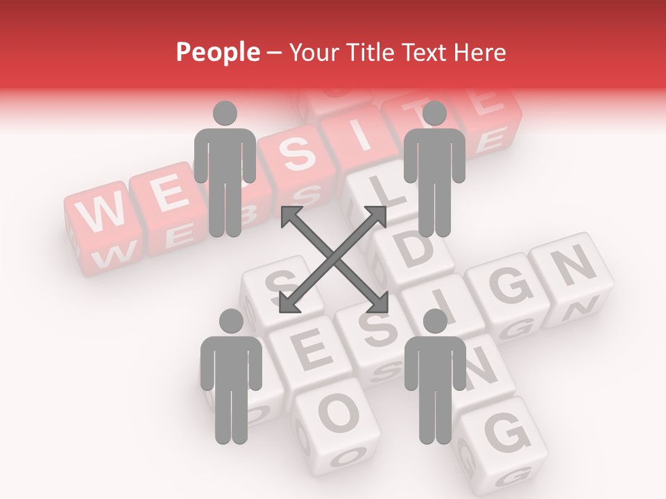 Internet Letter Seo PowerPoint Template