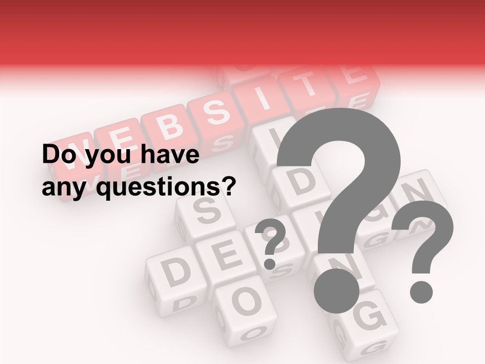 Internet Letter Seo PowerPoint Template