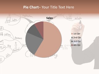 Planning Notebook Businessman PowerPoint Template