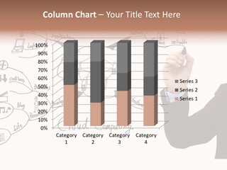 Planning Notebook Businessman PowerPoint Template