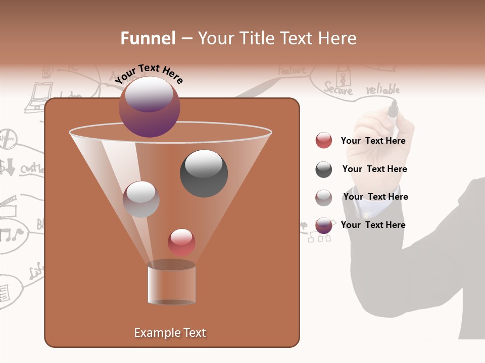 Planning Notebook Businessman PowerPoint Template