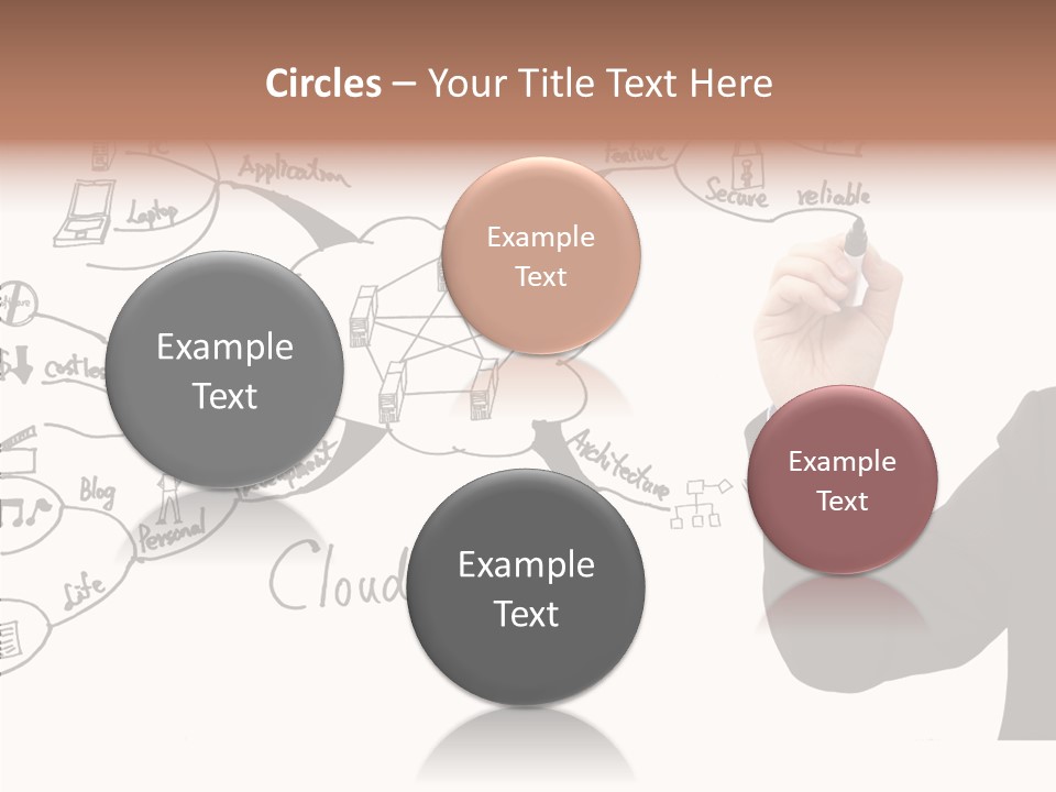 Planning Notebook Businessman PowerPoint Template