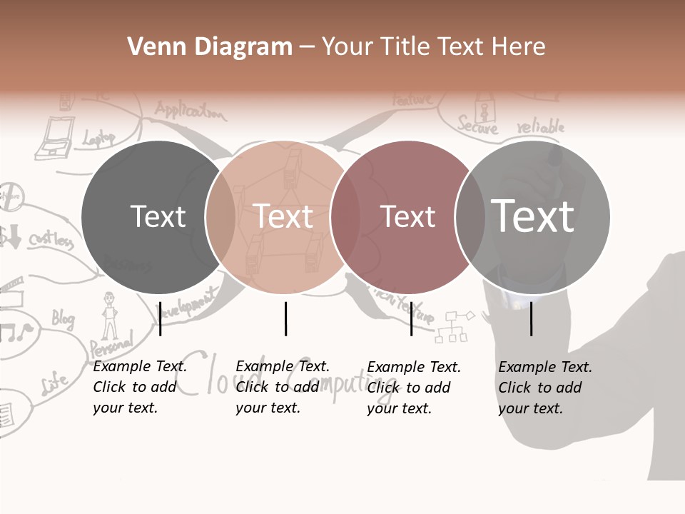 Planning Notebook Businessman PowerPoint Template