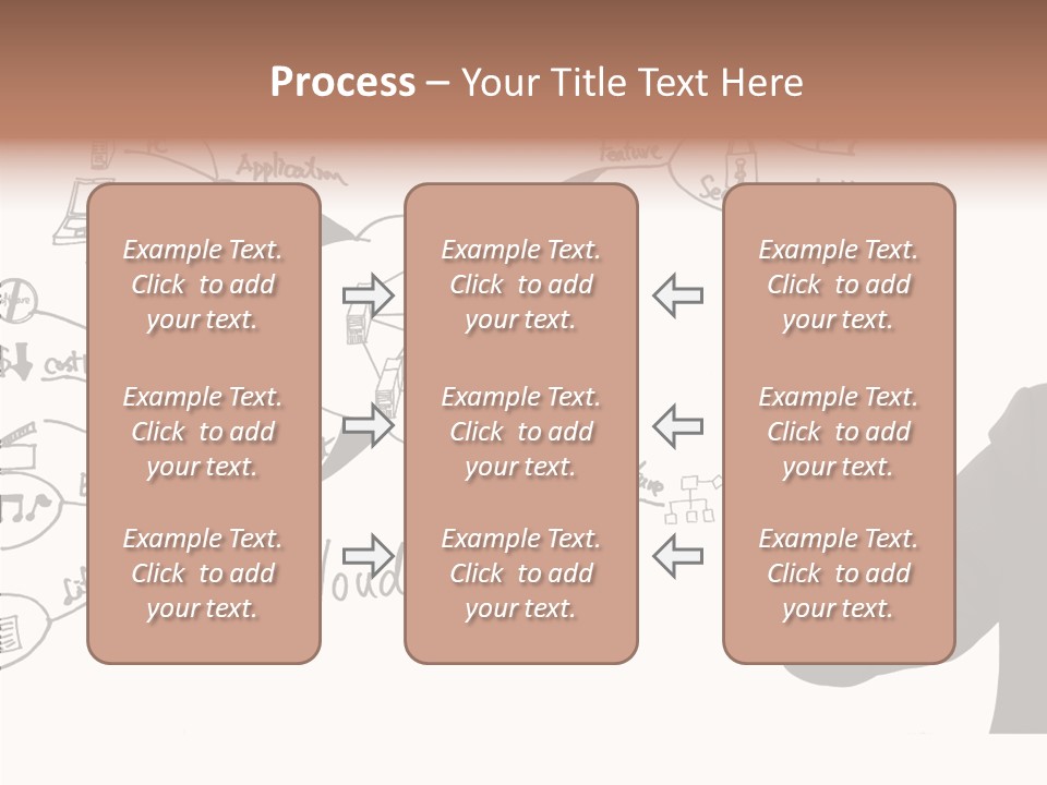 Planning Notebook Businessman PowerPoint Template