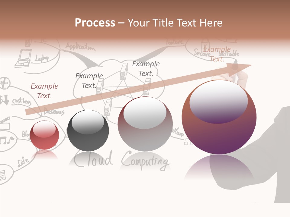 Planning Notebook Businessman PowerPoint Template