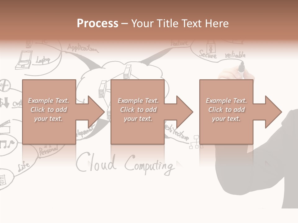 Planning Notebook Businessman PowerPoint Template