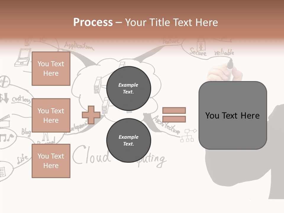 Planning Notebook Businessman PowerPoint Template