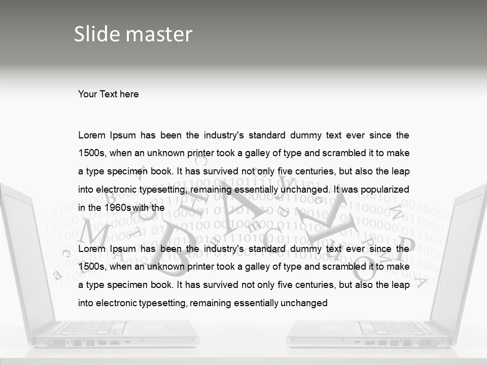 Studio Background Information PowerPoint Template