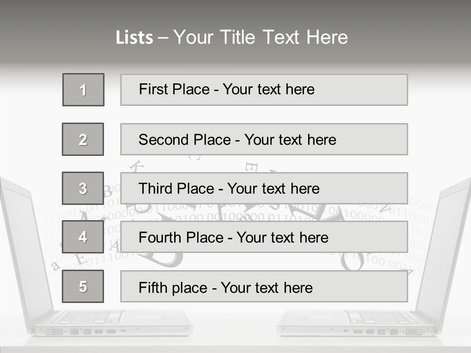 Studio Background Information PowerPoint Template