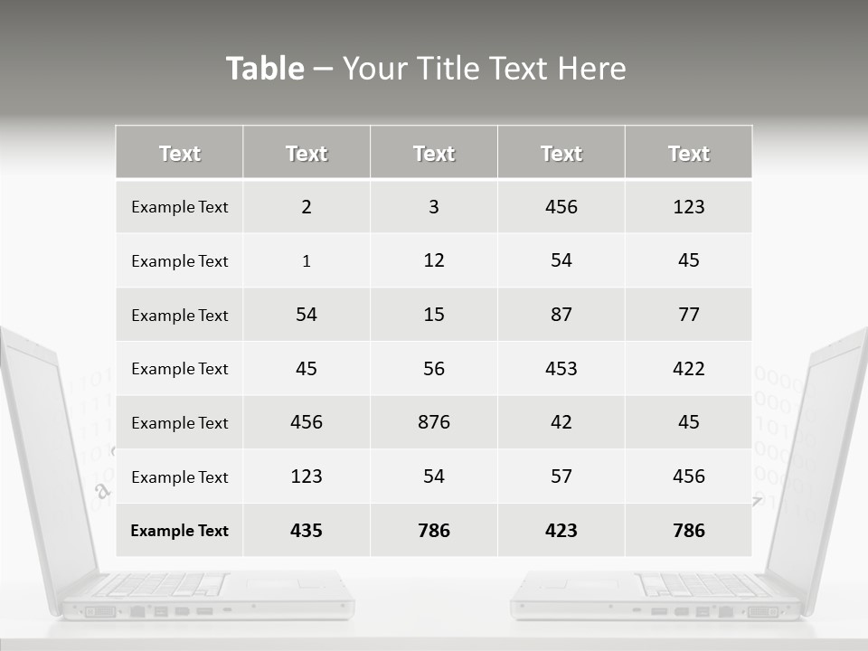 Studio Background Information PowerPoint Template