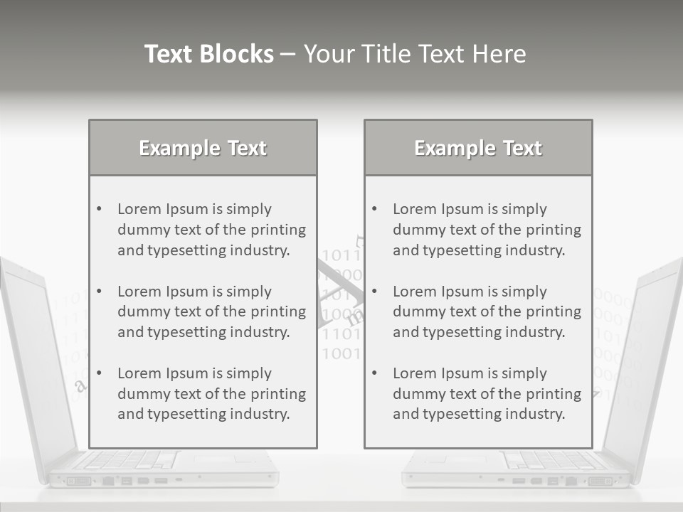 Studio Background Information PowerPoint Template