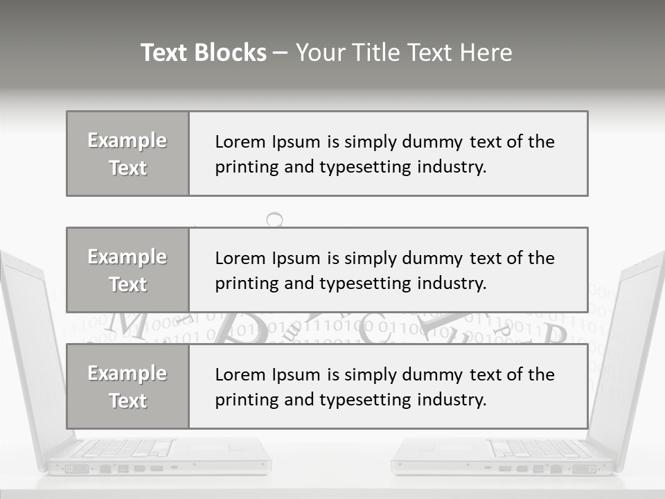 Studio Background Information PowerPoint Template