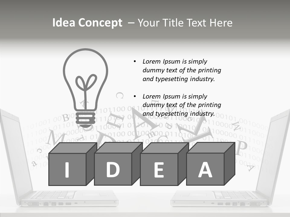 Studio Background Information PowerPoint Template