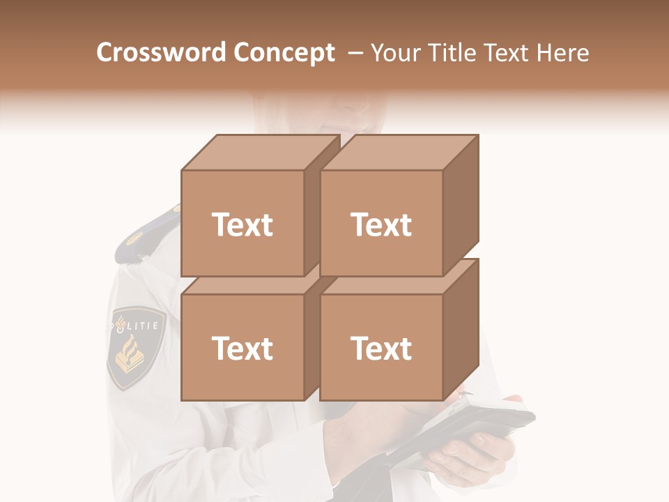 Sherrif Law Badge PowerPoint Template