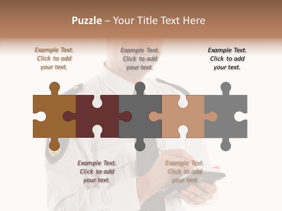 Sherrif Law Badge PowerPoint Template