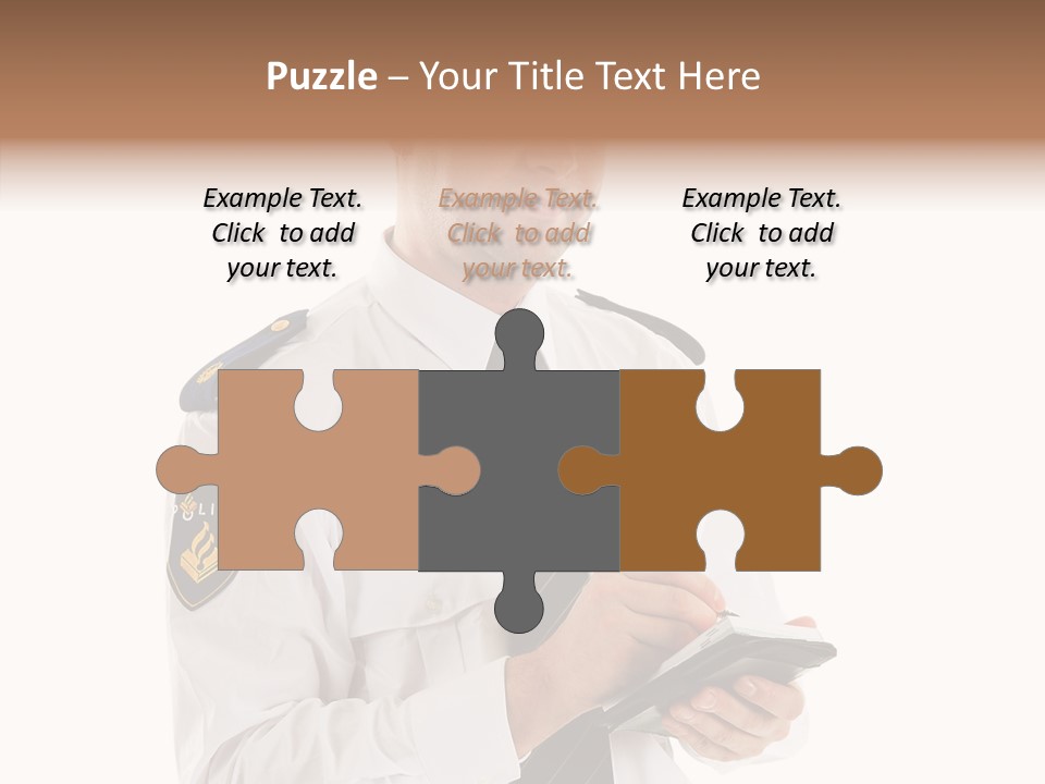 Sherrif Law Badge PowerPoint Template