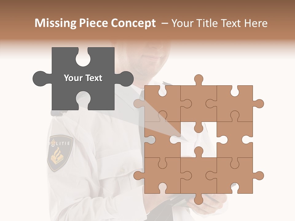 Sherrif Law Badge PowerPoint Template