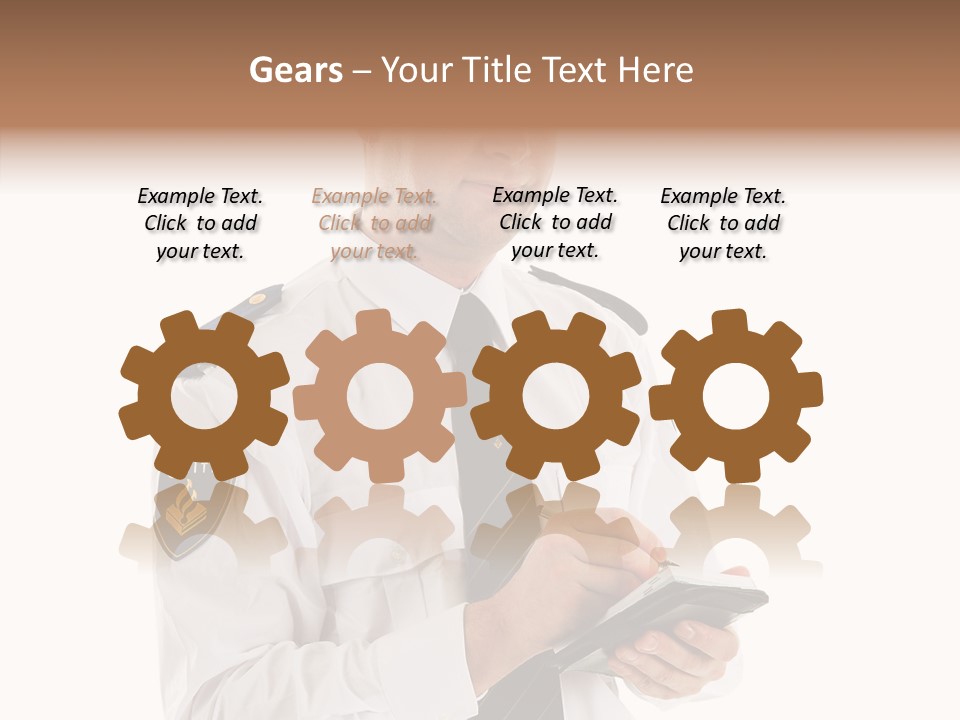 Sherrif Law Badge PowerPoint Template