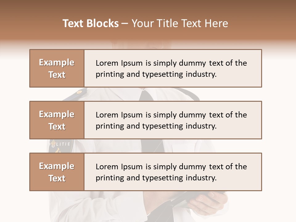 Sherrif Law Badge PowerPoint Template