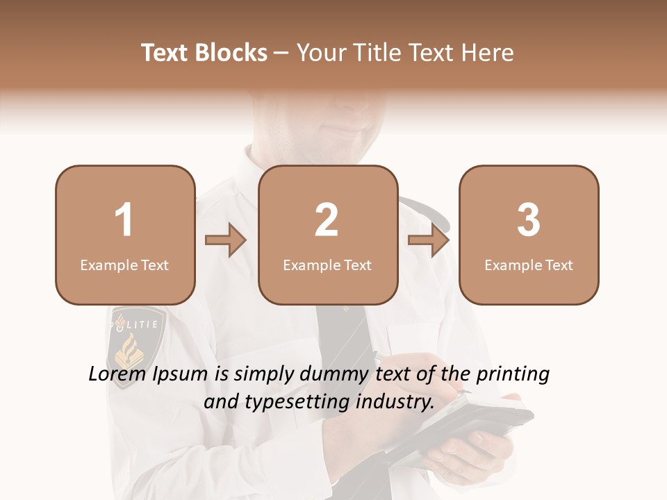 Sherrif Law Badge PowerPoint Template