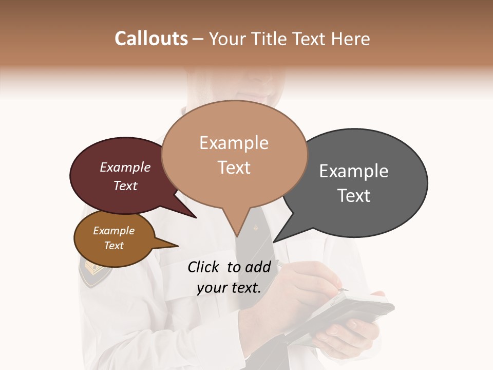 Sherrif Law Badge PowerPoint Template