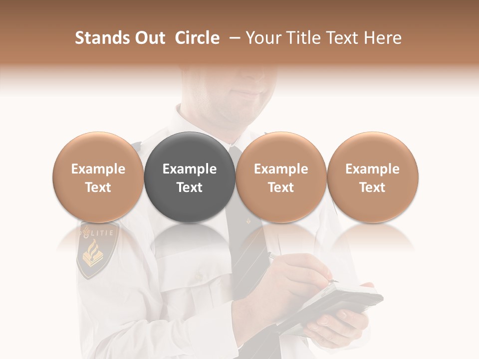 Sherrif Law Badge PowerPoint Template