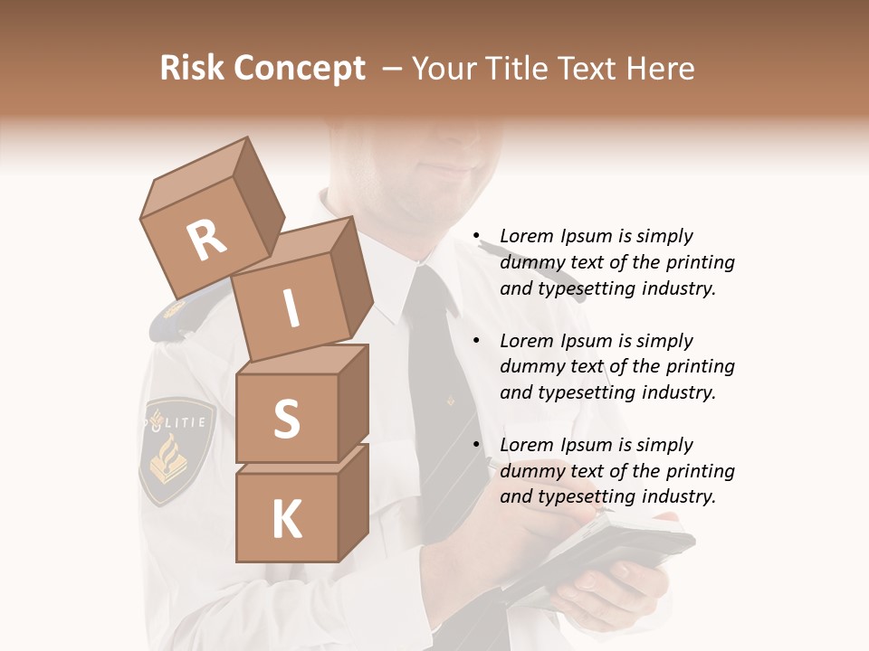 Sherrif Law Badge PowerPoint Template