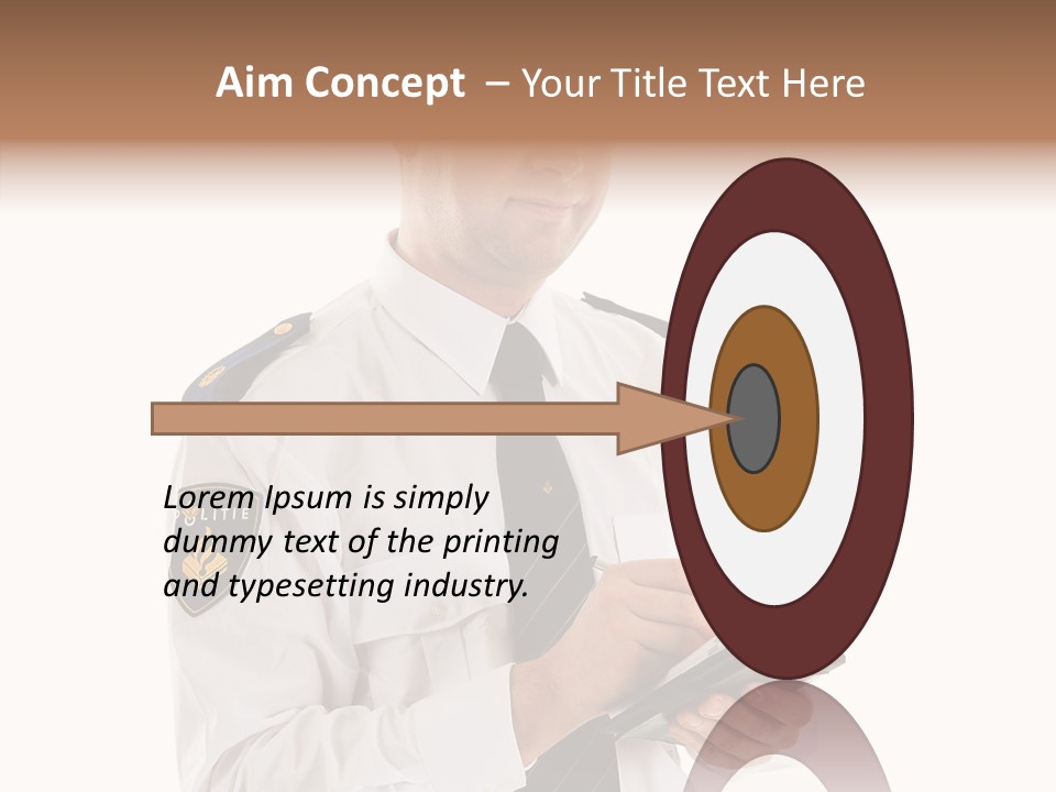 Sherrif Law Badge PowerPoint Template