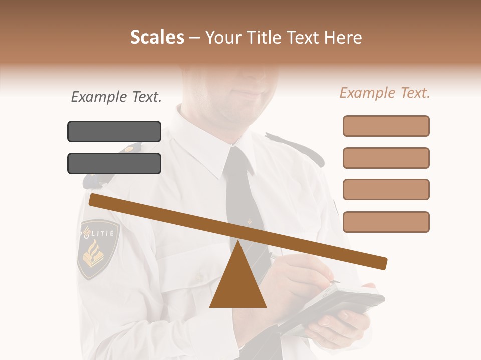 Sherrif Law Badge PowerPoint Template