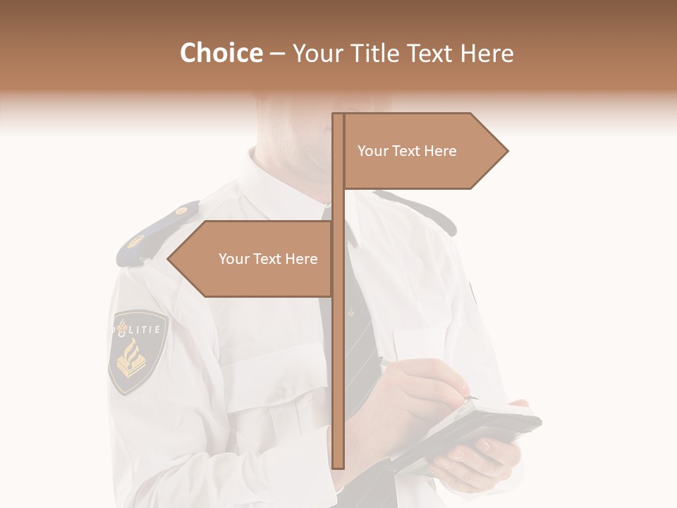 Sherrif Law Badge PowerPoint Template